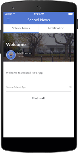 Ardscoil Ris Screen 2