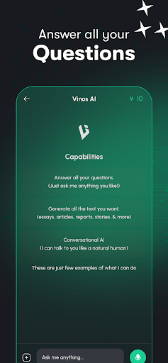 VinosAI:Personal AI Assistant Screen 3