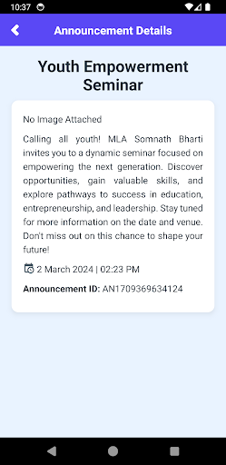 My Leaders App India Screen 3