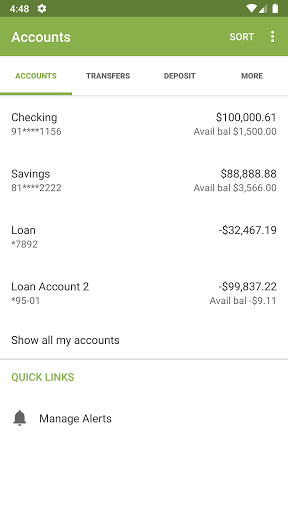Timberland FCU Mobile Screen 3