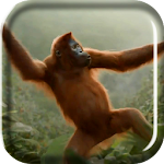 Cover Image of Download Wild Dance Crazy Monkey LWP 7.0 APK