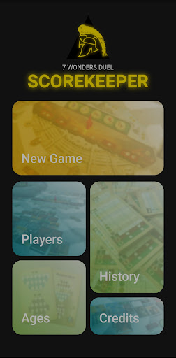 Android application 7 Wonders Duel ScoreKeeper screenshort