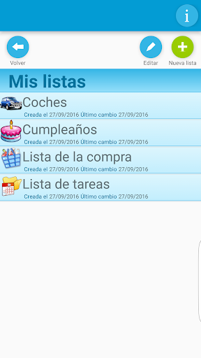 My list Screen 3