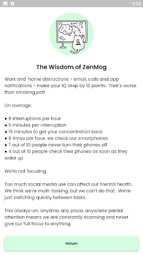 ZenMog: Train your brain focus Screen 2