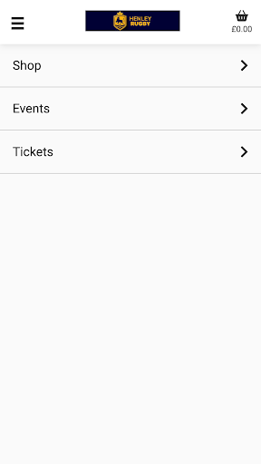 Android application Henley Rugby Club screenshort
