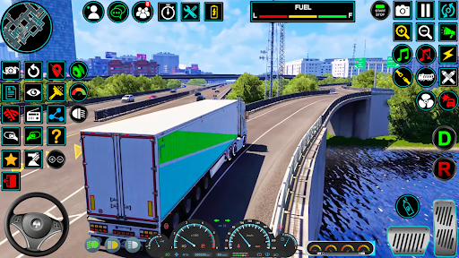 Euro Truck Games Driving 3D Screen 2