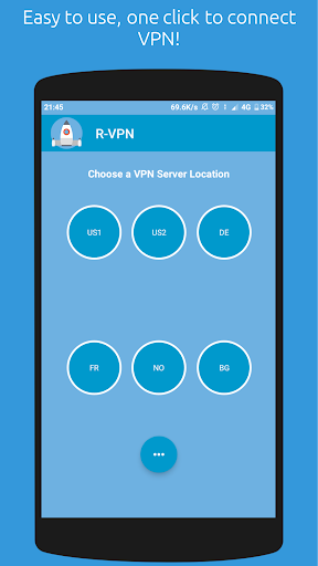 R-VPN – Secure VPN For Android Screen 2