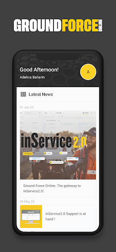 Android application Ground Force Online (GFO) screenshort