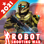 Cover Image of Télécharger Robot Shooting War Games: Robots Battle Simulator 2.6 APK
