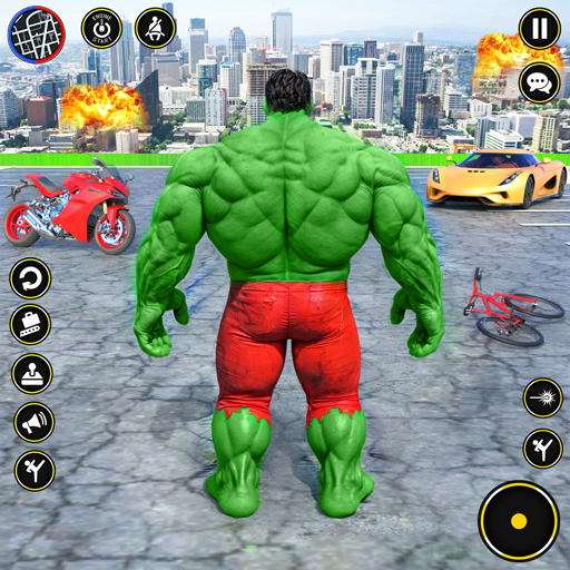 Superhero Incredible Monster logo