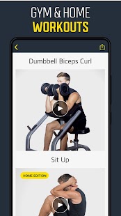 Gym Workout Planner & Tracker Screenshot