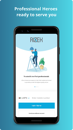 Rizek - Home Services, Health, Screen 3