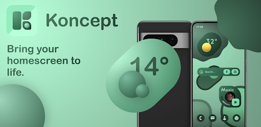 Android application Koncept widgets for kwgt screenshort