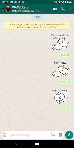 Cat Stickers For WhatsApp Screen 2
