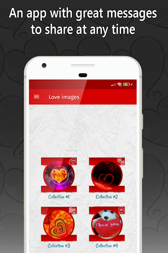 Android application love images with quotes screenshort