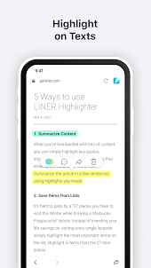 LINER - Your Own Newsfeed