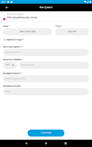 MoveX Delivery Screen 3