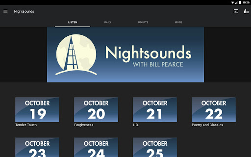 Screenshot of Nightsounds