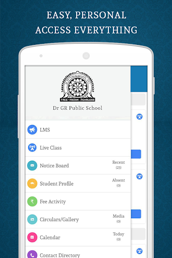 Android application DR GR PUBLIC SCHOOL screenshort
