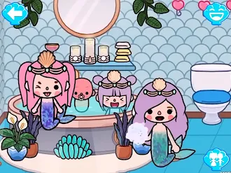 Game screenshot Mermaid Games: Princess Salon hack