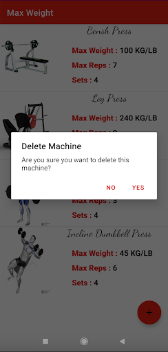 Max Weight Screen 3