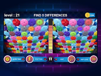 Spot 5 Differences 1000 levels