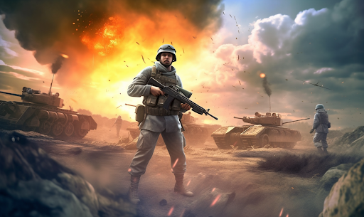 Commando Gun War Shooting Game Screenshot 4 - AppWisp.com