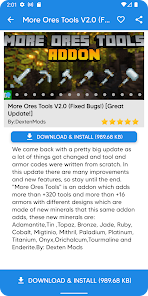 Screenshot 12 Ores Mod android