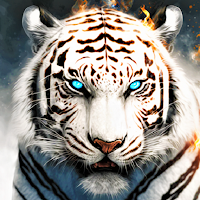 Белый тигр обои HD