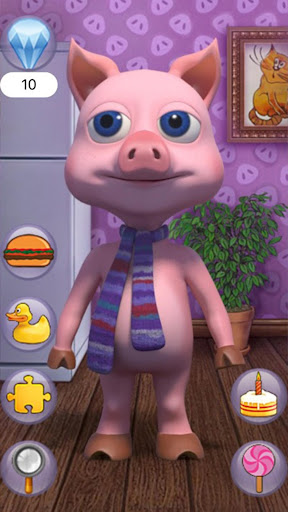 Android application Talking Pocket Piglet screenshort