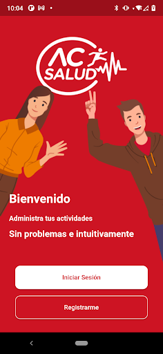 Android application AC Salud screenshort
