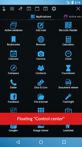 Screenshot of Floating Apps (multitasking)