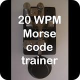 20WPM Amateur ham radio Koch CW Morse code trainer icon