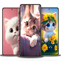 Cute Cat Cartoon Wallpaper HD