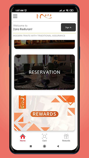 Zara Restaurant Screen 2
