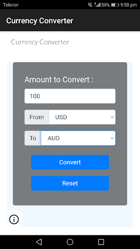Currency Converter Screen 3