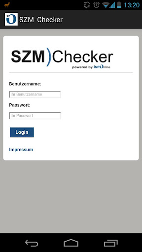 Android application SZM-Checker screenshort