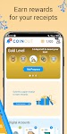 screenshot of CoinOut Receipts & Rewards App