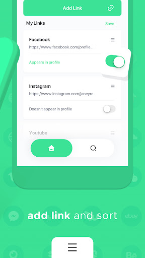 OnSocial: Create Bio Link Screen 3