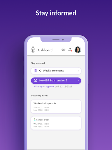 Android application My Rosenberg Parent screenshort