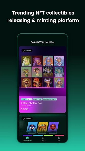 GoArt – Art NFT Creator 3.1.5.47 APK + Mod (Unlimited money) إلى عن على ذكري المظهر