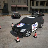 3D Police Car Parking icon