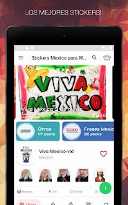 Captura de Pantalla 9 Stickers de México  para Whats android