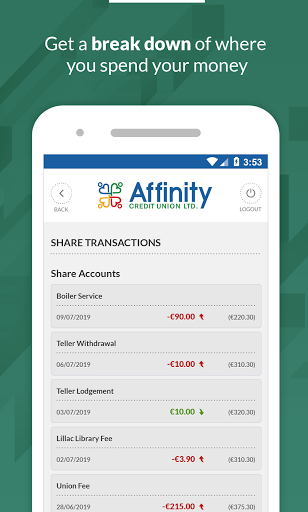Affinity Credit Union Screen 3