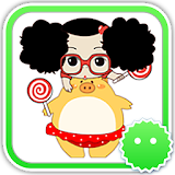 Stickey Lovely Doll Girl icon