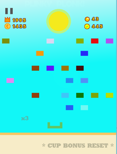 Android application Plinky Plonk: Reverse Pinball screenshort