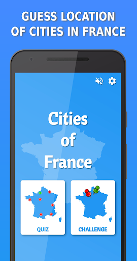 Android application Cities of France screenshort