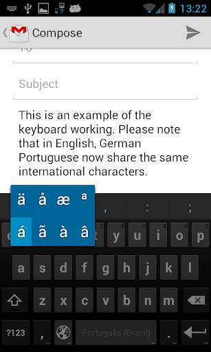 Android application AOSP WiFi Keyboard screenshort