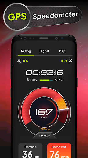GPS Speedometer : Odometer App Screen 3