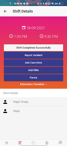 eZaango Care Partners Screen 3